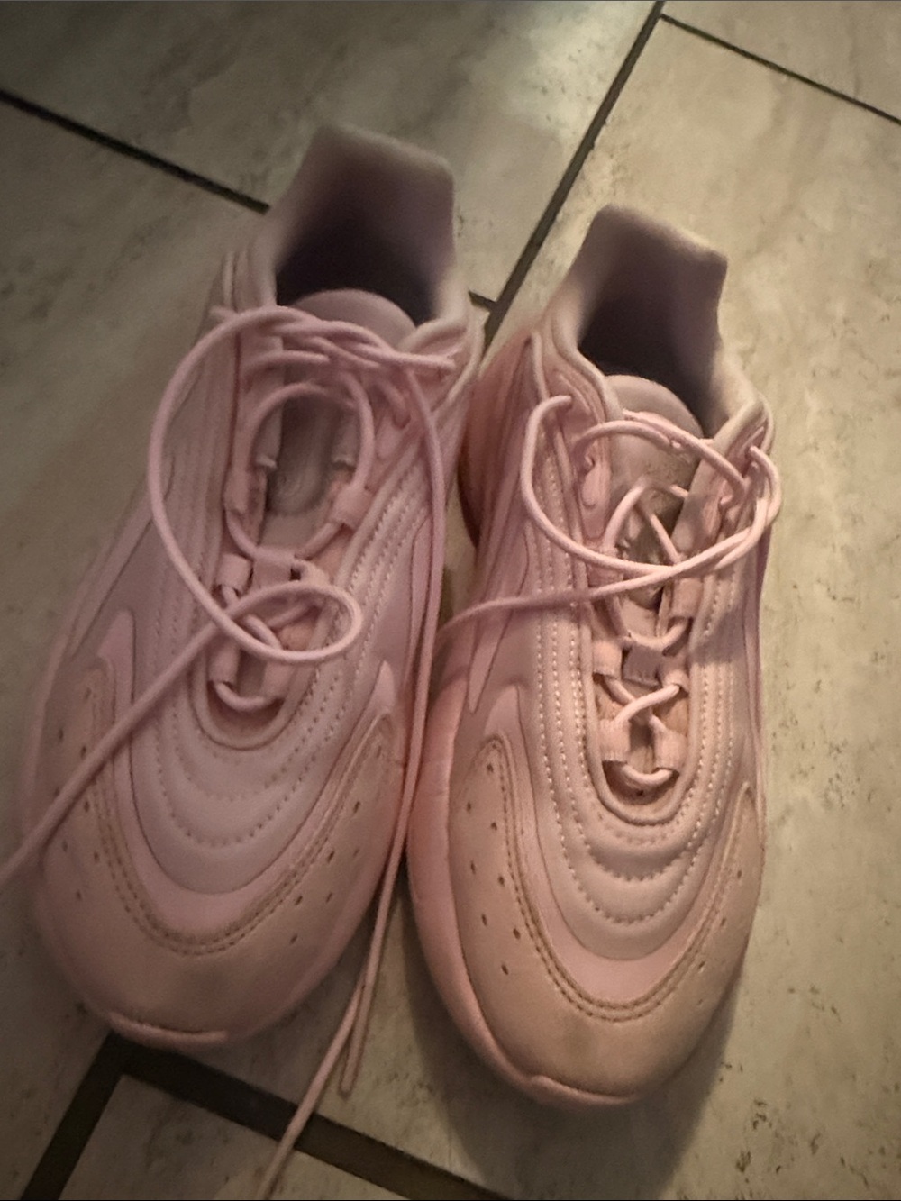 Pink Adidas shoes